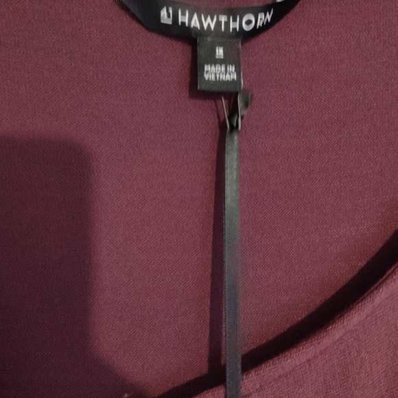 41 Hawthorne Purple Asymmetrical Tank Top NWT - Picture 5 of 6